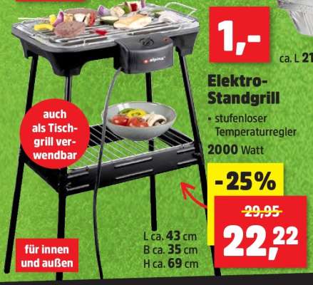 Elektro-Standgrill