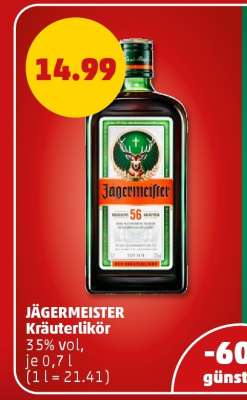 JÄGERMEISTER Kräuterlikör*