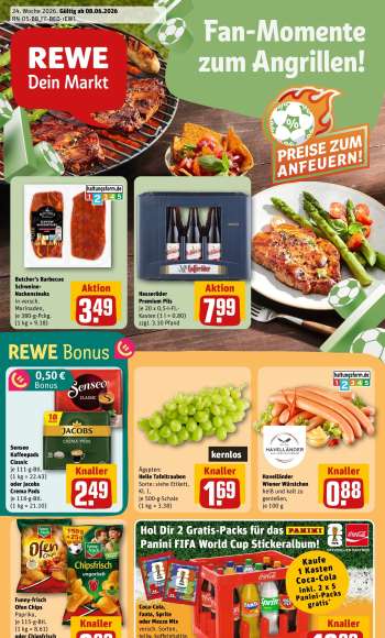 Prospekte REWE - 8.06.2026 - 14.06.2026.