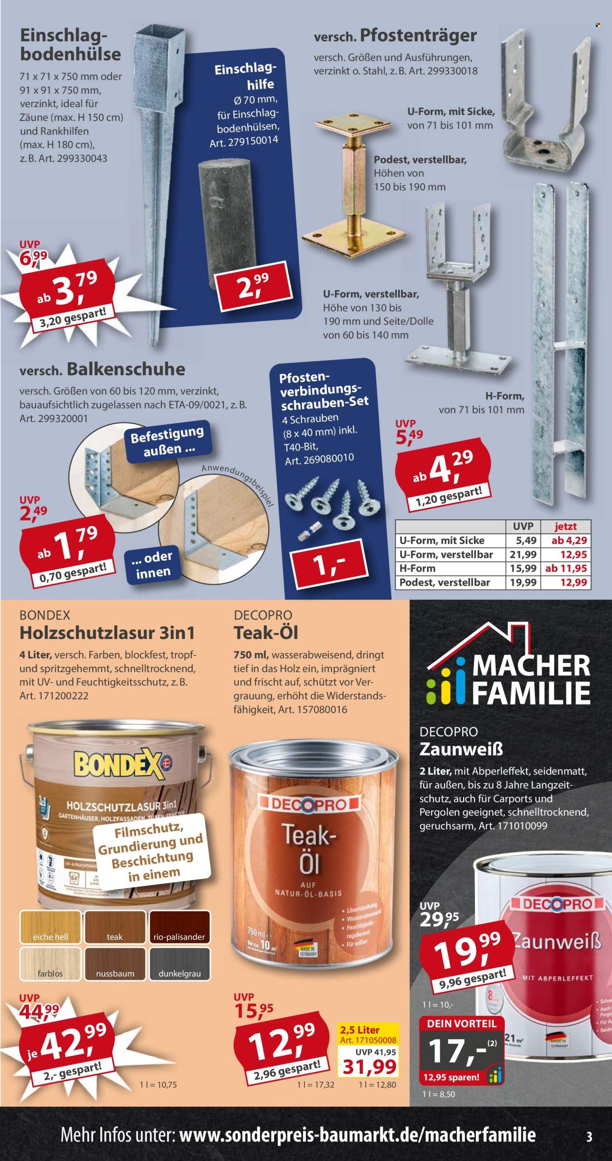 Leták Sonderpreis-Baumarkt - 13.6.2026 - 19.6.2026. Strana 3
