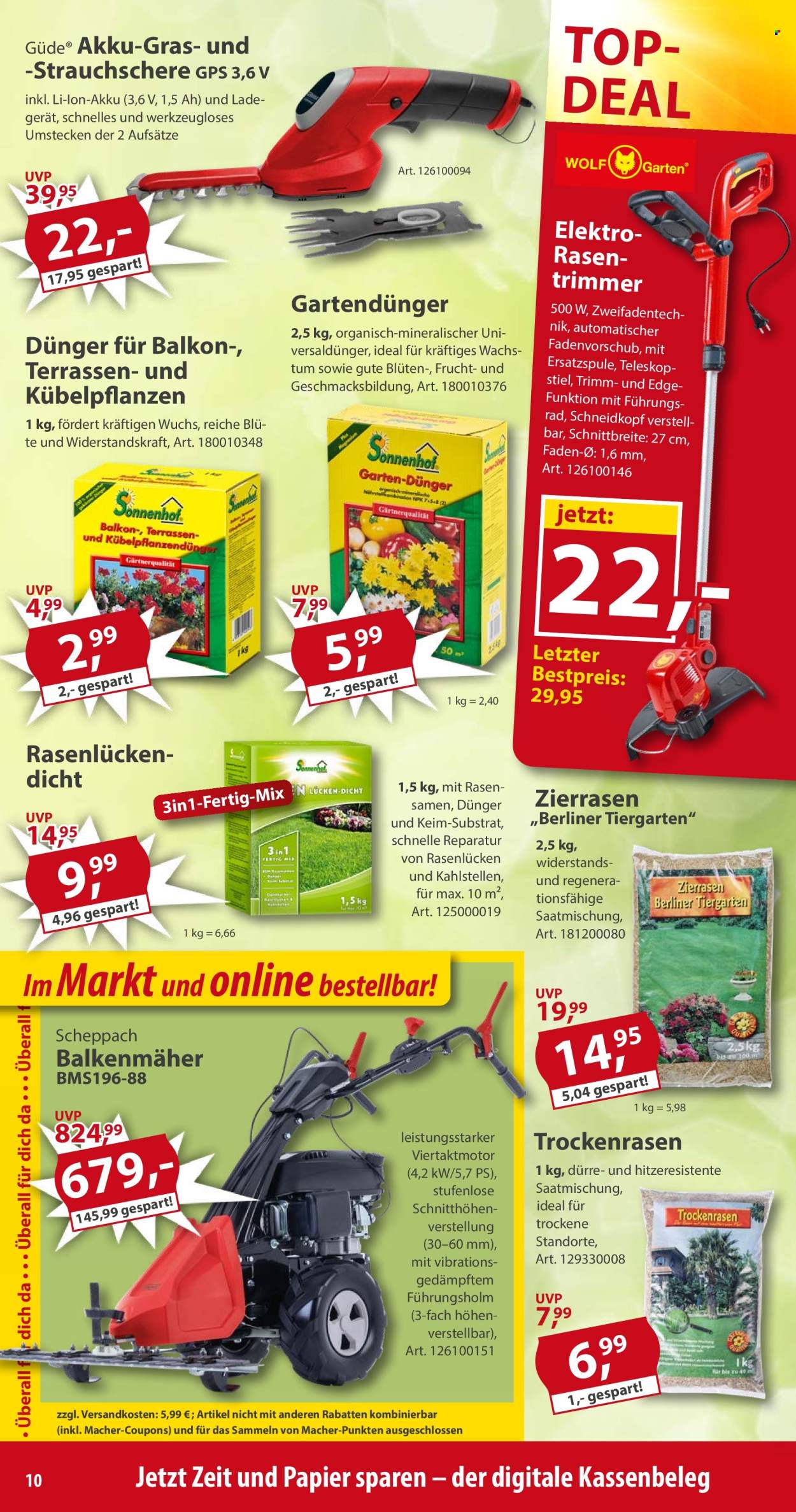 Leták Sonderpreis-Baumarkt - 13.6.2026 - 19.6.2026. Strana 10