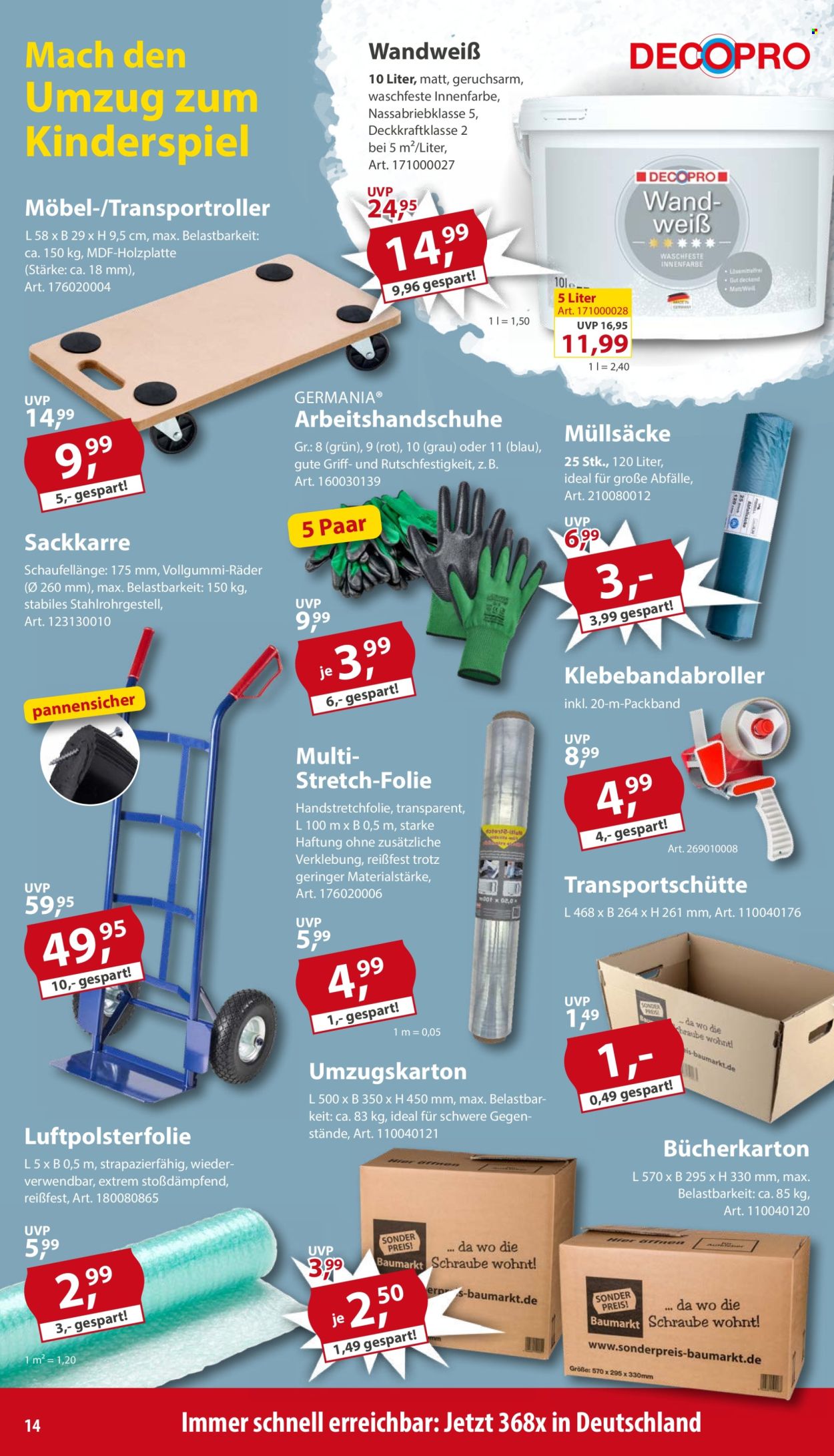 Leták Sonderpreis-Baumarkt - 13.6.2026 - 19.6.2026. Strana 14