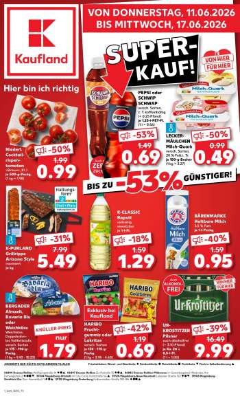 Prospekte Kaufland - 11.06.2026 - 17.06.2026.