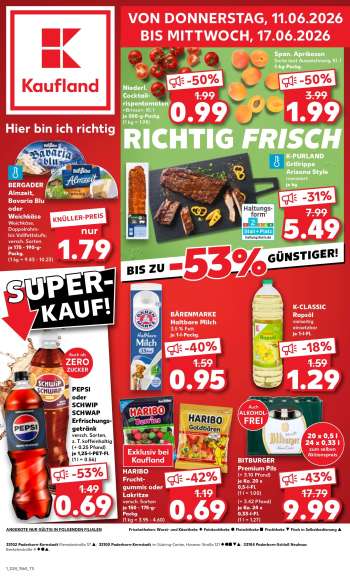 Prospekte Kaufland - 11.06.2026 - 17.06.2026.