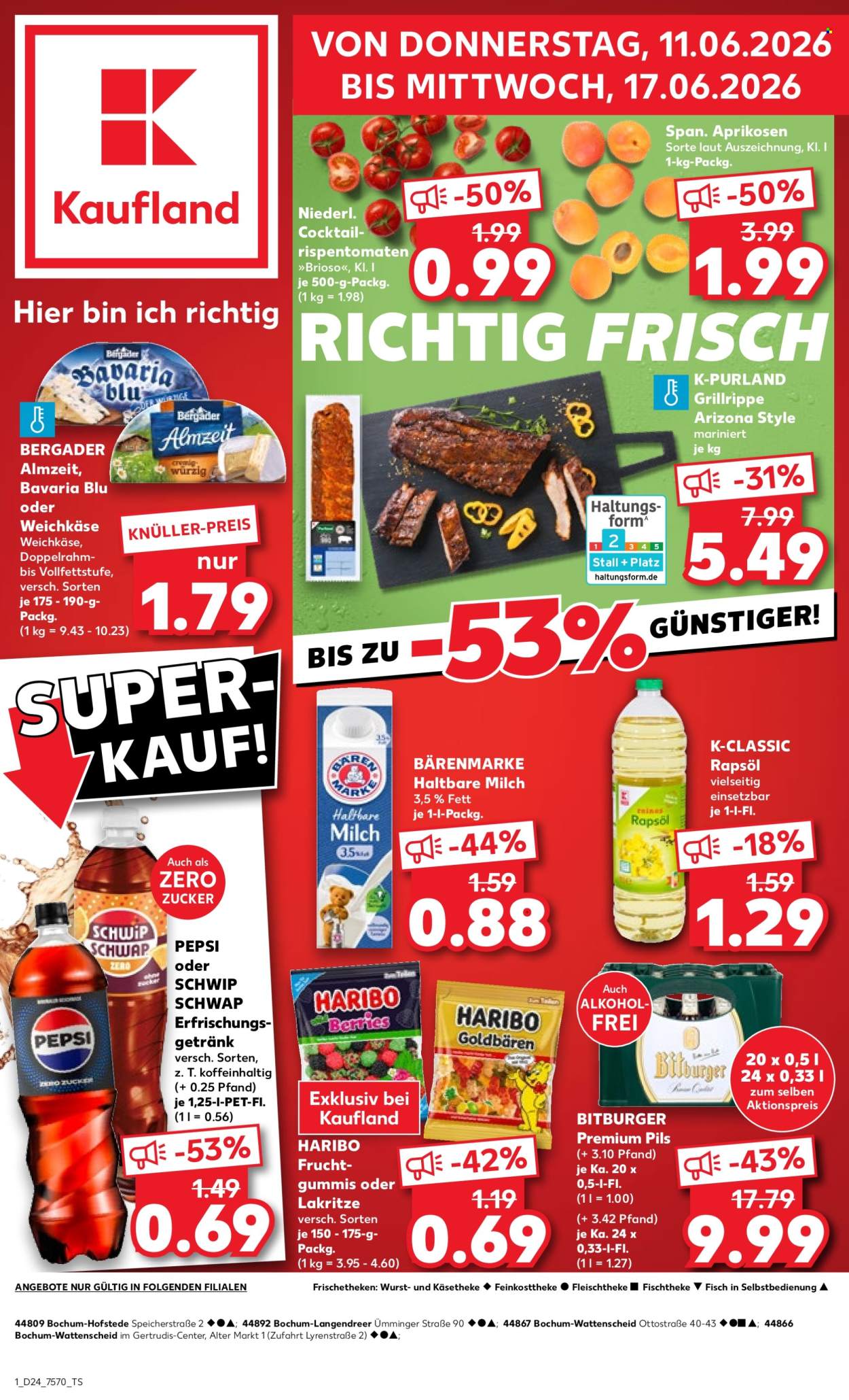 Leták Kaufland - 11.6.2026 - 17.6.2026. Strana 1