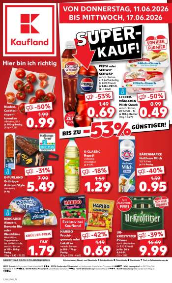 Prospekte Kaufland - 11.06.2026 - 17.06.2026.