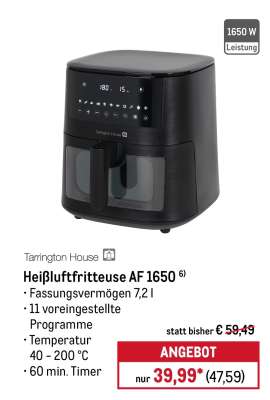 Heißluftfritteuse AF 1650