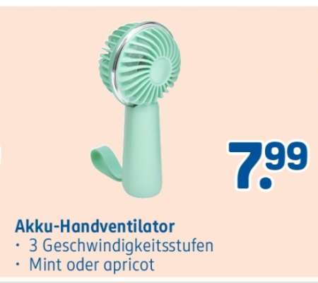 Akku-Handventilator