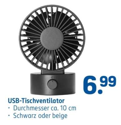 USB-Tischventilator
