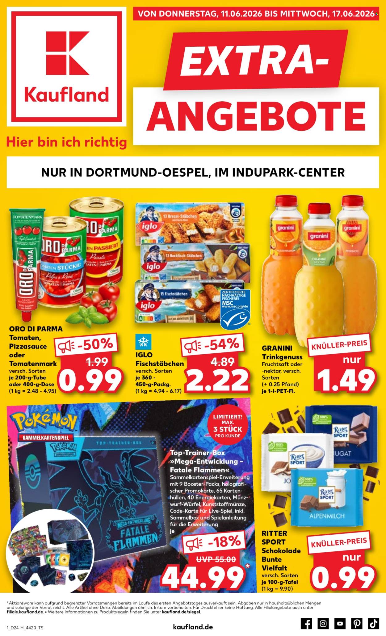 Leták Kaufland - 11.6.2026 - 17.6.2026. Strana 1