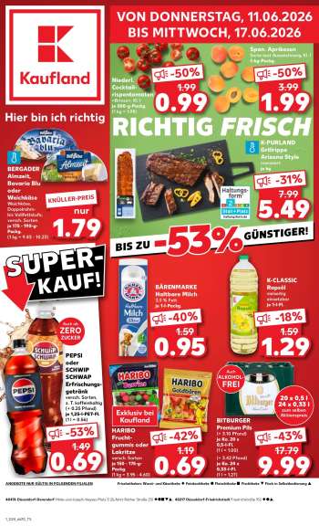Prospekte Kaufland - 11.06.2026 - 17.06.2026.