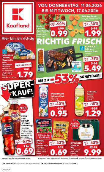 Prospekte Kaufland - 11.06.2026 - 17.06.2026.
