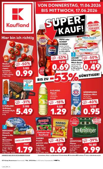 Prospekte Kaufland - 11.06.2026 - 17.06.2026.