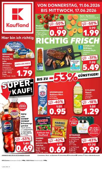Prospekte Kaufland - 11.06.2026 - 17.06.2026.