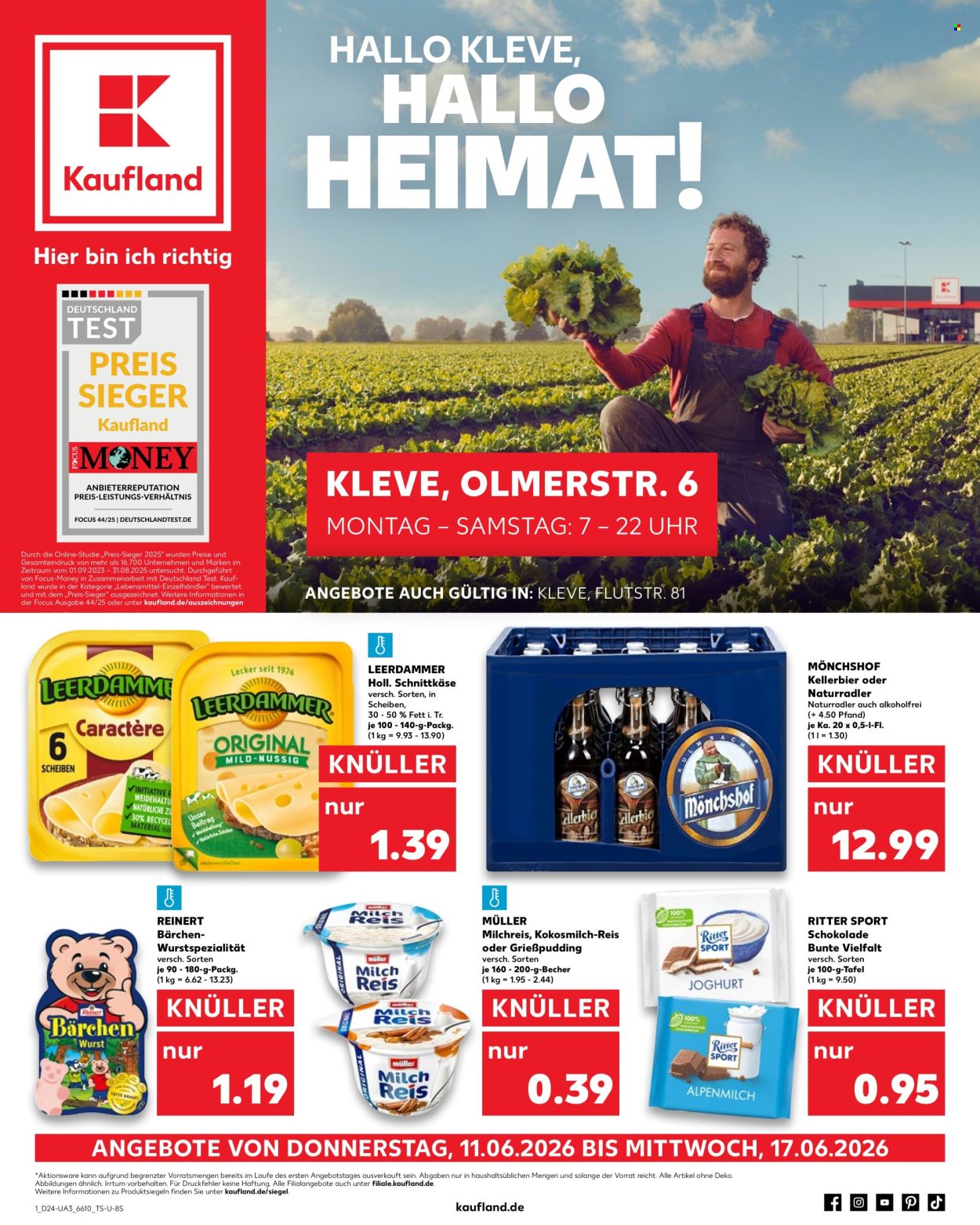Leták Kaufland - 11.6.2026 - 17.6.2026. Strana 1