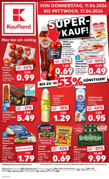 Prospekte Kaufland - 11.06.2026 - 17.06.2026.