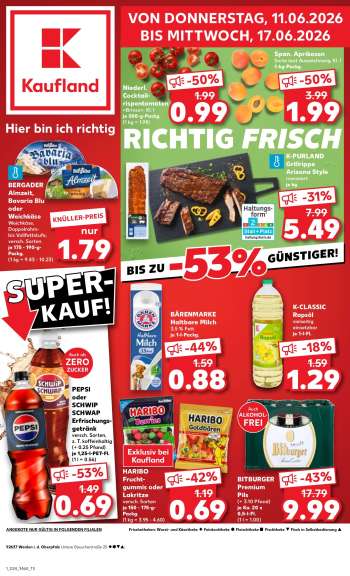 Prospekte Kaufland - 11.06.2026 - 17.06.2026.