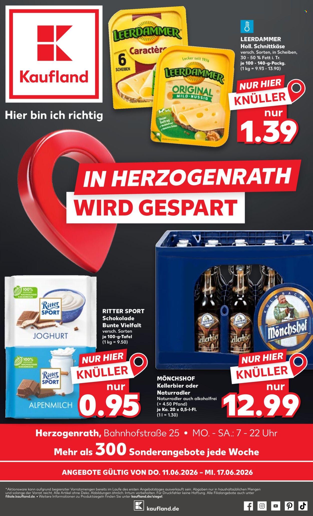 Leták Kaufland - 11.6.2026 - 17.6.2026. Strana 1