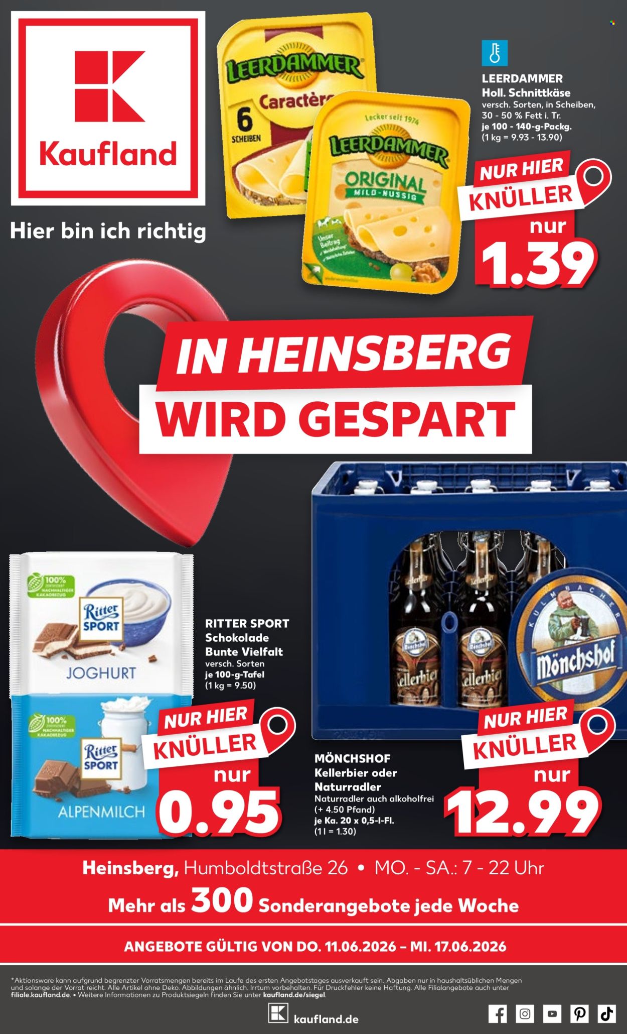 Leták Kaufland - 11.6.2026 - 17.6.2026. Strana 1