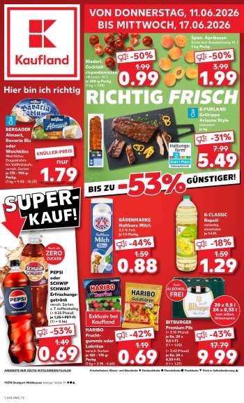 Prospekte Kaufland - 11.06.2026 - 17.06.2026.