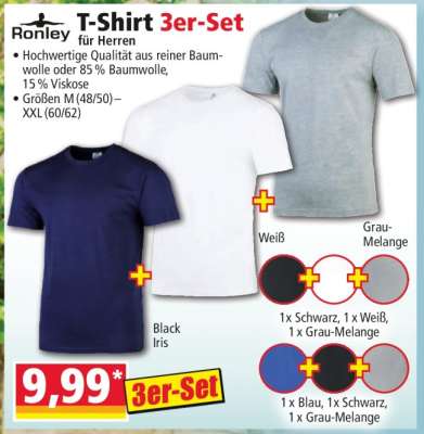 T-Shirt 3er-Set