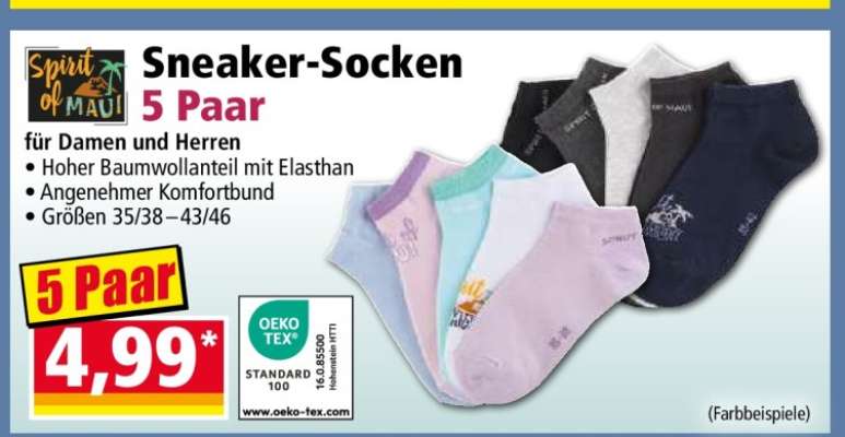 Sneaker-Socken 5 Paar
