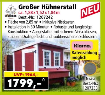 Großer Hühnerstall