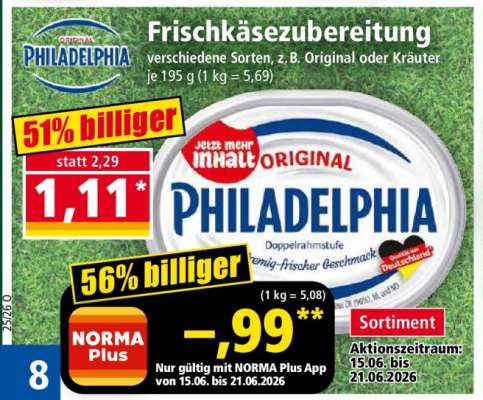 Frischkäsezubereitung