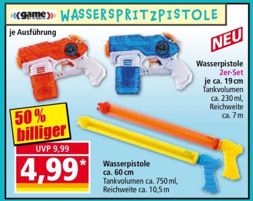 Wasserpistole 2er-Set