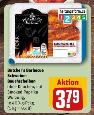 Butcher’s Barbecue Schweine-Bauchscheiben