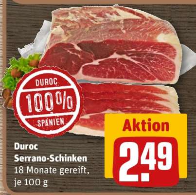 Duroc Serrano - Schinken