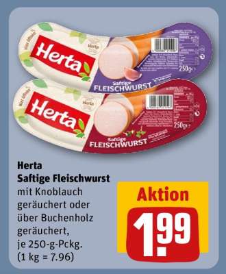 HERTA Saftige Fleischwurst