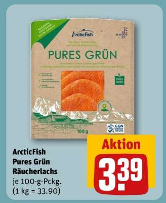 ArcticFish Pures Grün Räucherlachs