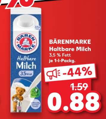 BÄRENMARKE Haltbare Milch*