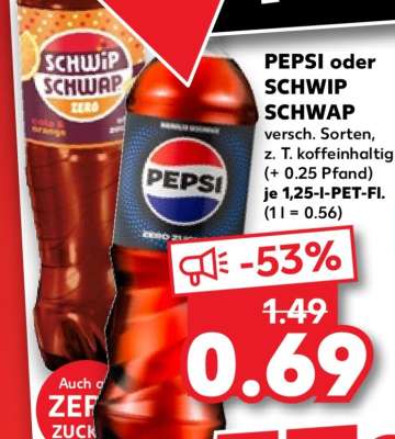 PEPSI oder SCHWIP SCHWAP