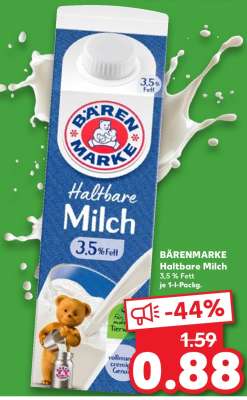 BÄRENMARKE Haltbare Milch*