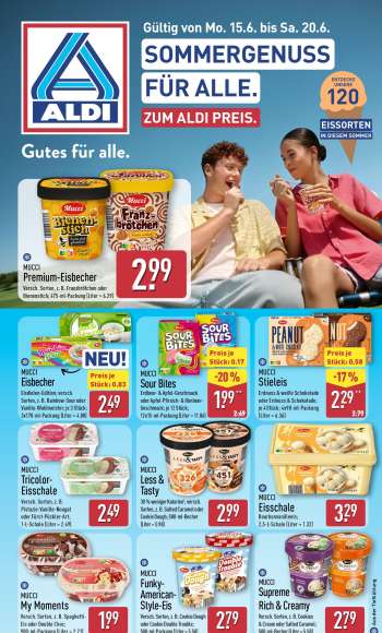 Prospekte ALDI Nord - 15.06.2026 - 20.06.2026.