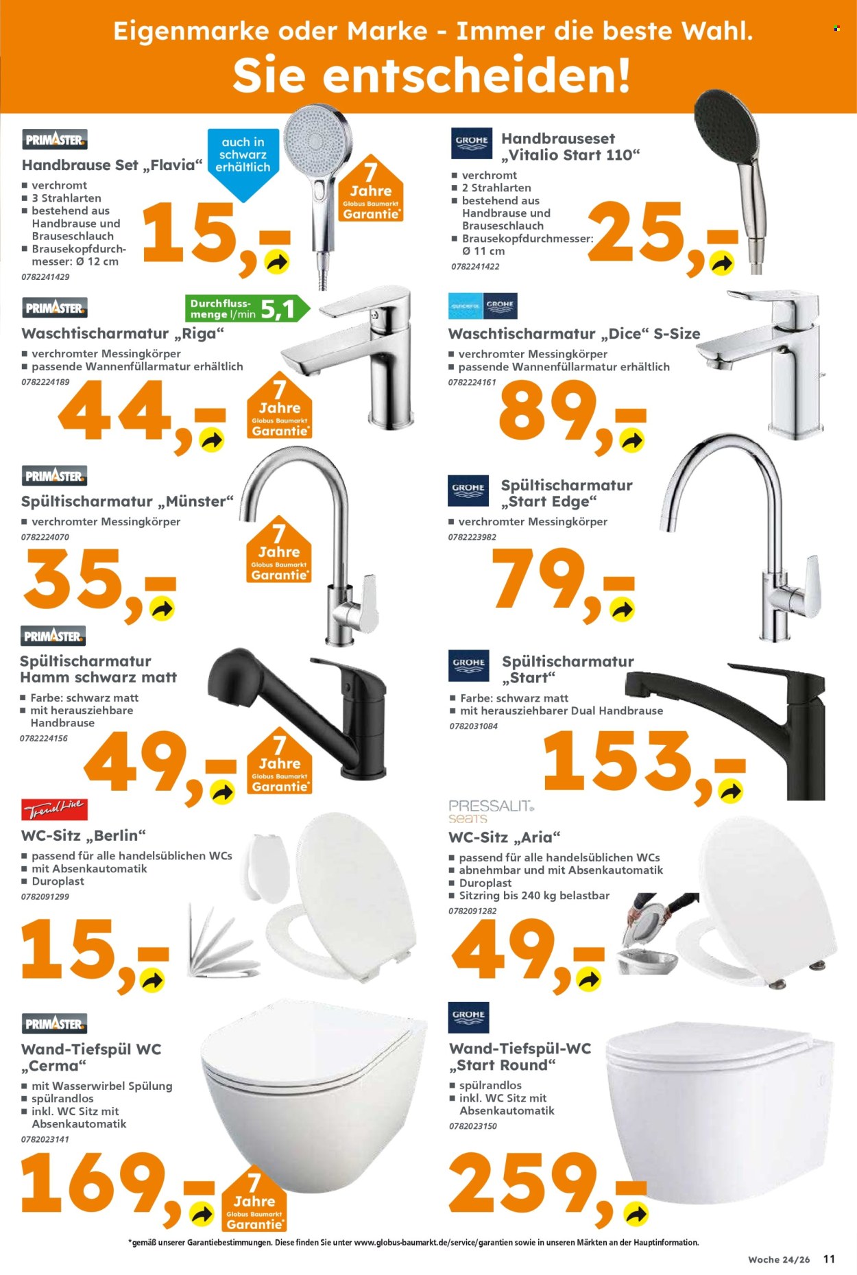 Globus Baumarkt Prospekte  - 8.06.2026 - 13.06.2026. Seite 11