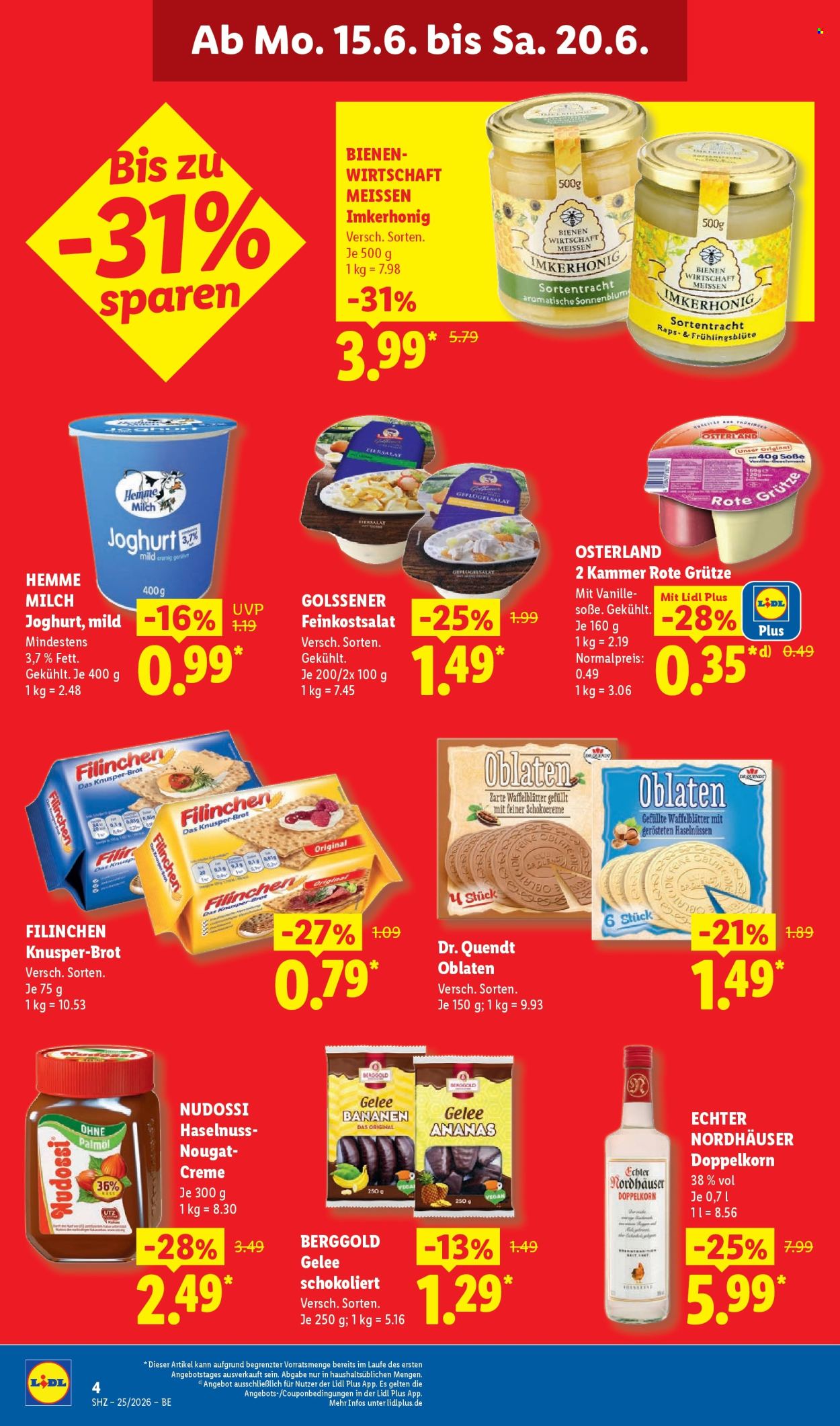 Leták Lidl - 15.6.2026 - 20.6.2026. Strana 4