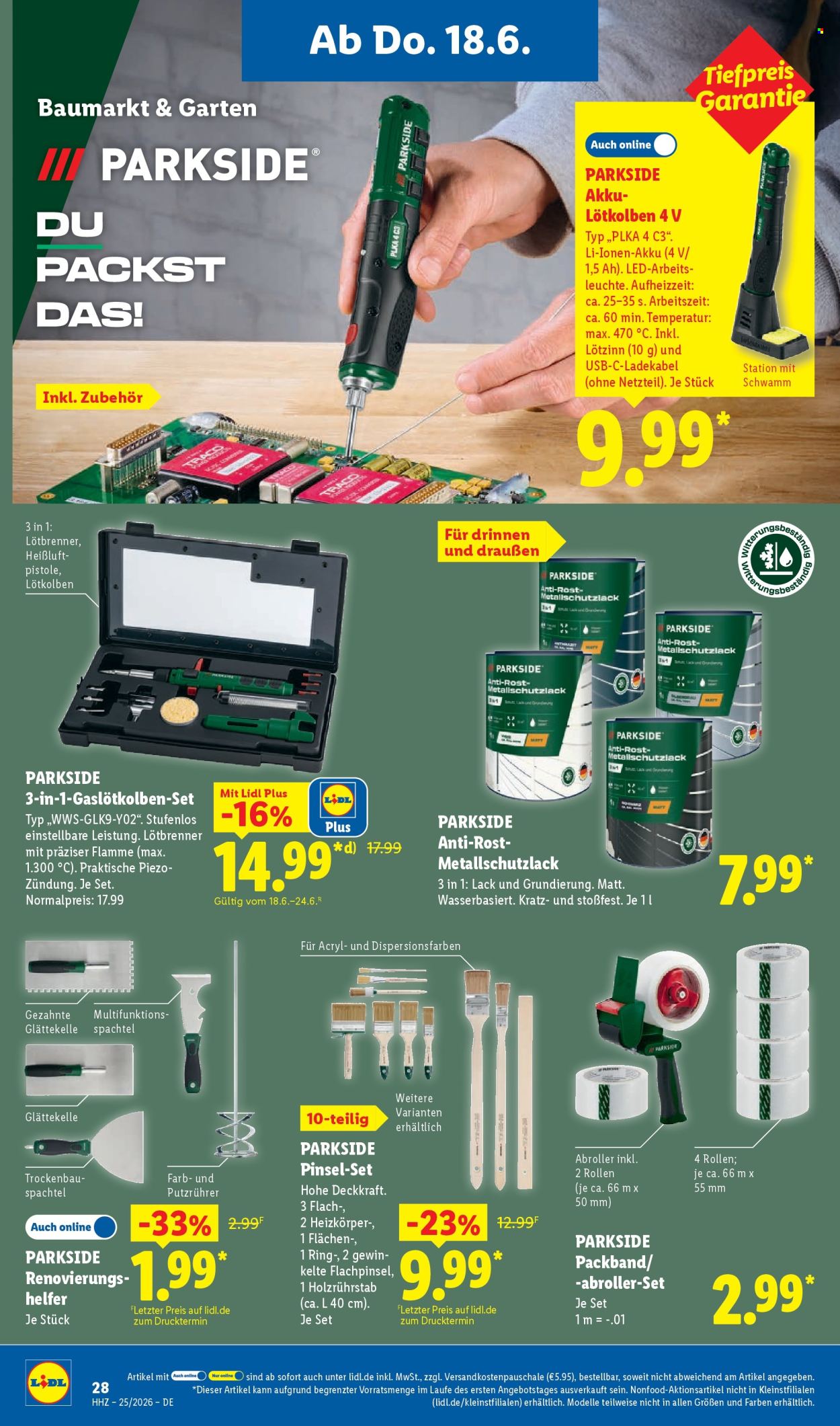 Lidl Prospekte  - 15.06.2026 - 20.06.2026. Seite 50