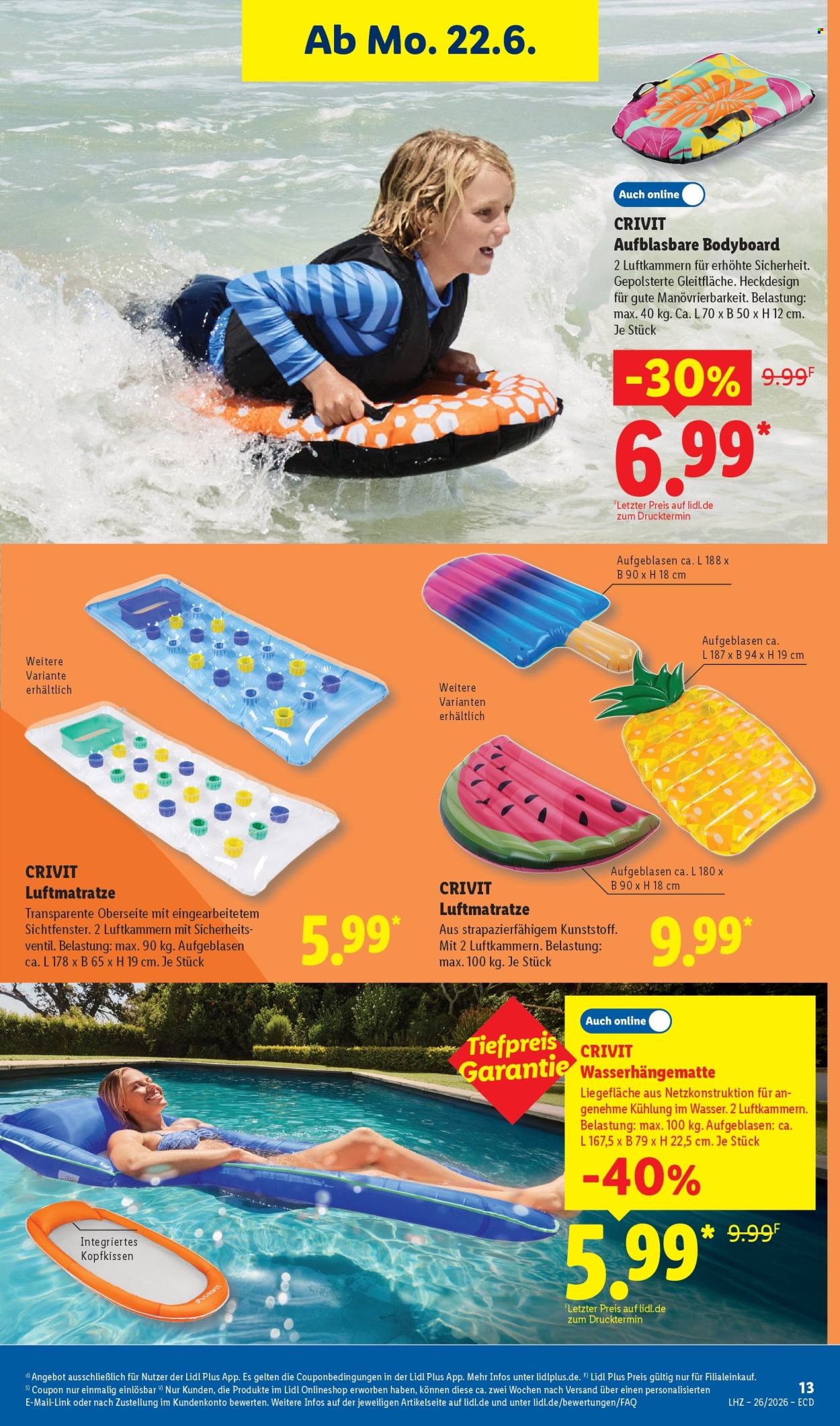 Leták Lidl - 22.6.2026 - 27.6.2026. Strana 9
