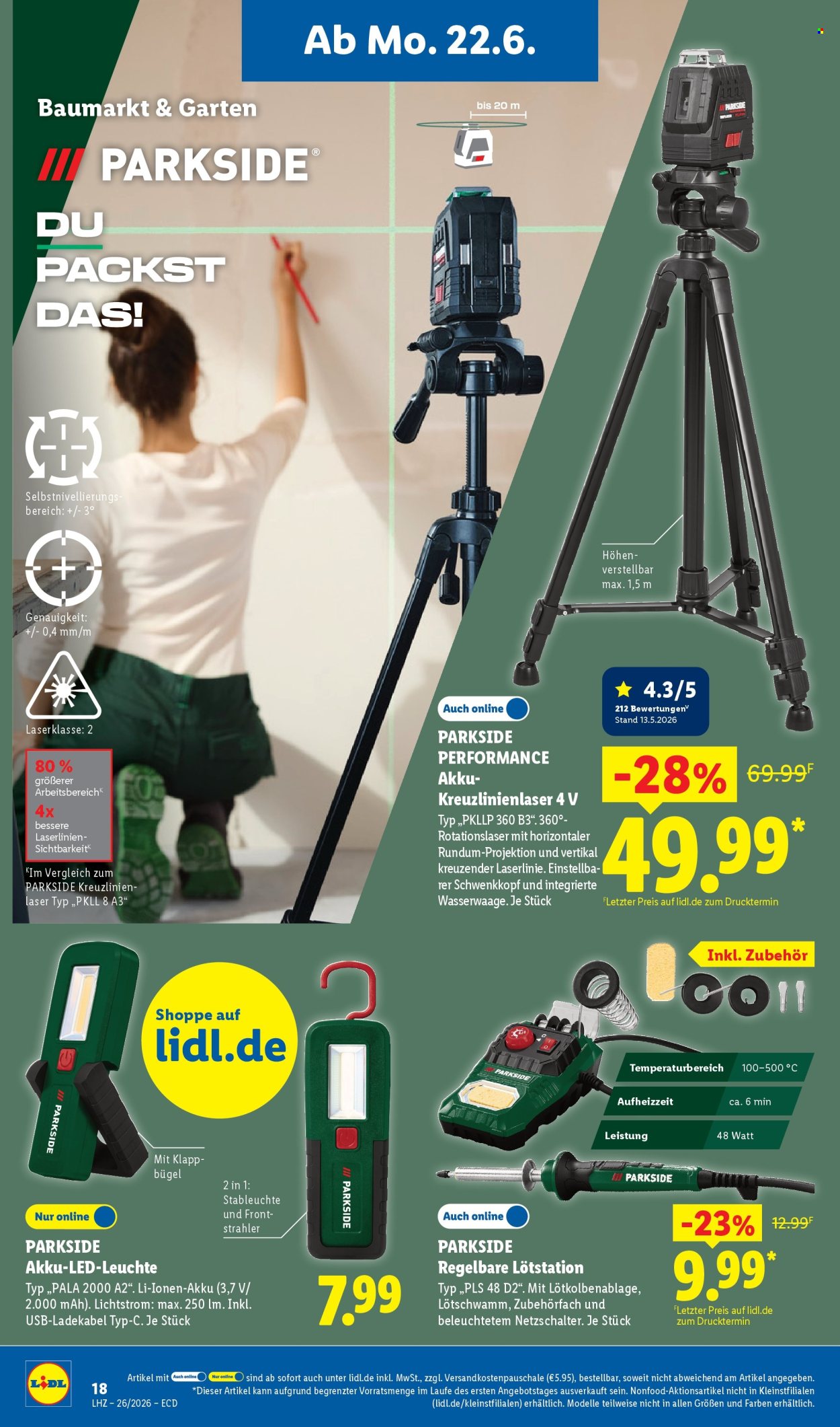 Leták Lidl - 22.6.2026 - 27.6.2026. Strana 16