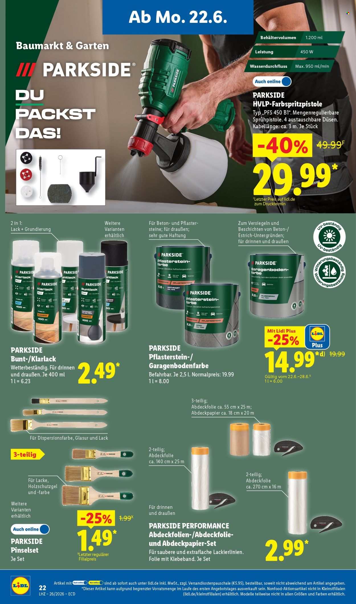 Leták Lidl - 22.6.2026 - 27.6.2026. Strana 20