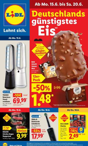 Prospekte Lidl - 15.06.2026 - 20.06.2026.
