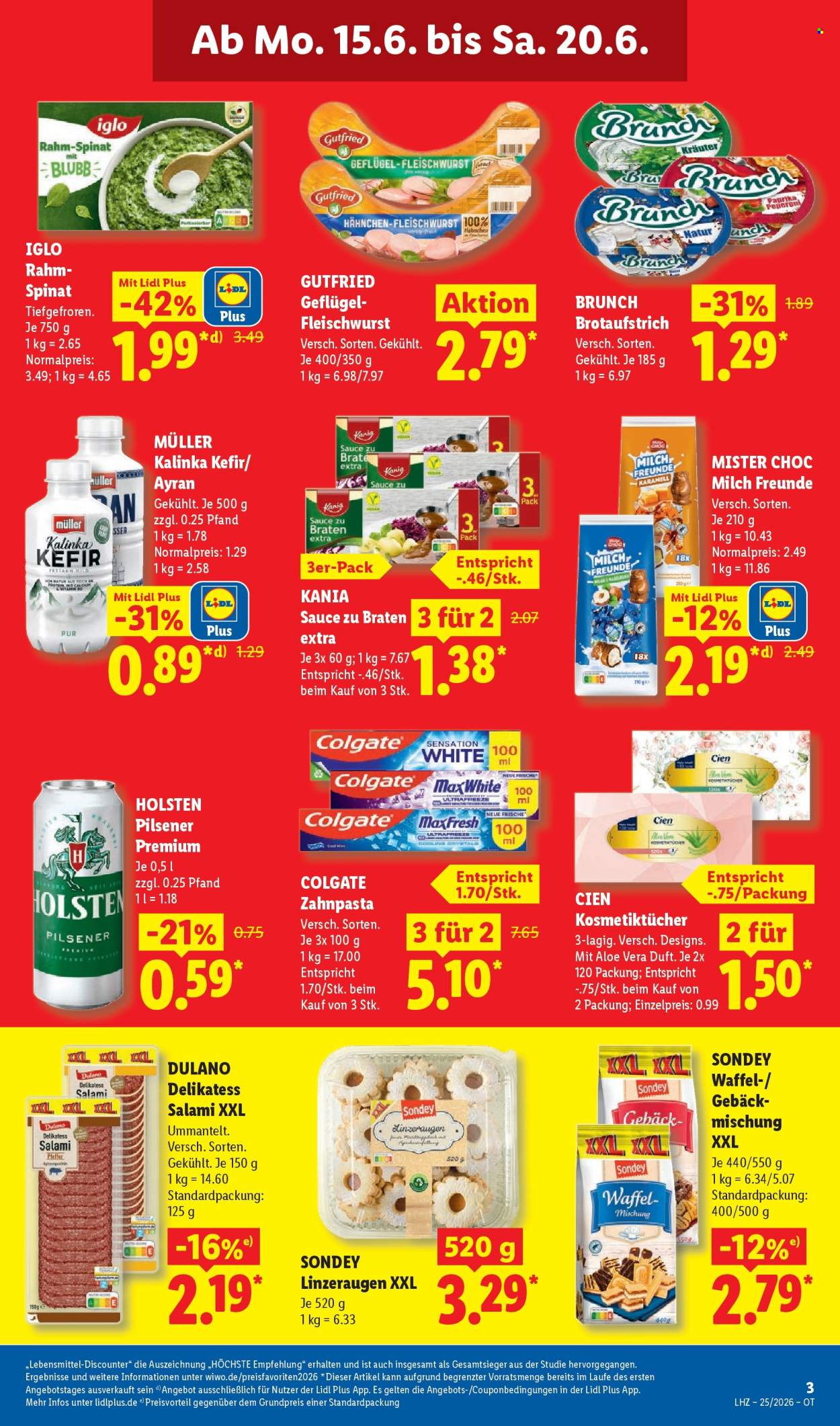Leták Lidl - 15.6.2026 - 20.6.2026. Strana 3