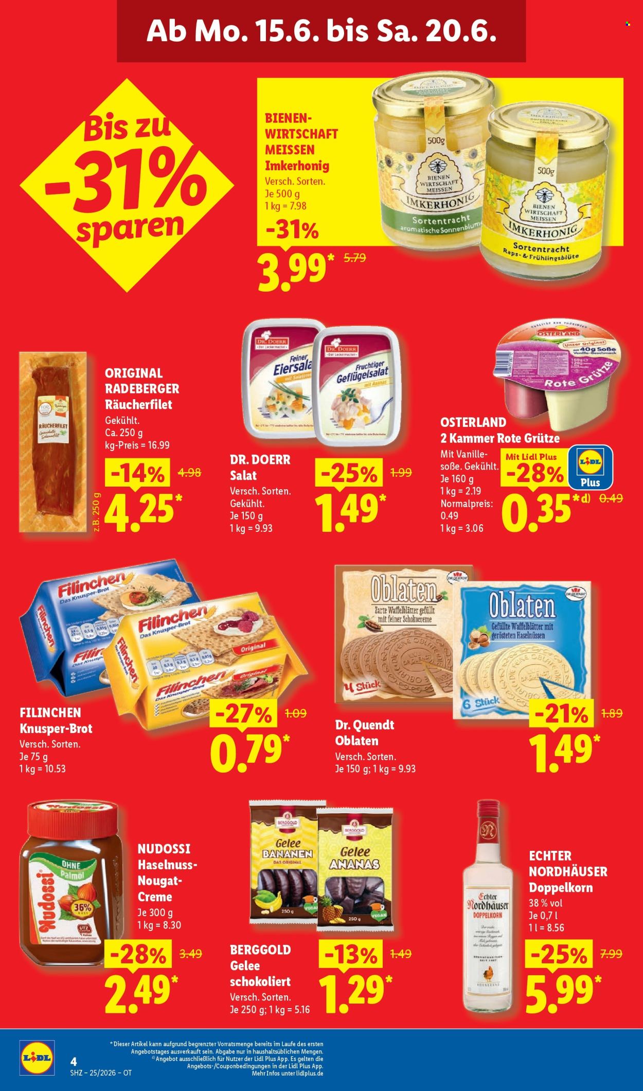 Leták Lidl - 15.6.2026 - 20.6.2026. Strana 4