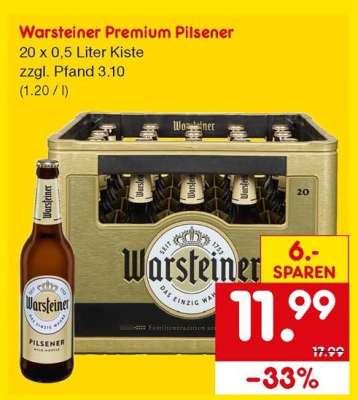 Warsteiner Premium Pilsener