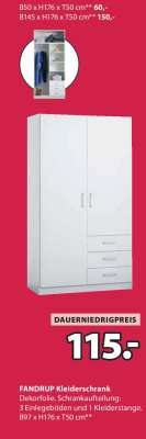 FANDRUP Kleiderschrank