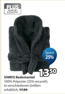 SIMRIS Bademantel
