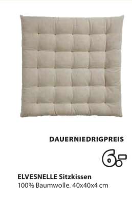 ELVESNELLE Sitzkissen